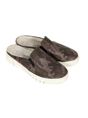 Naturalizer Soul Womens Camo Comfort Flat Slip On Walking Jobcorp  7.5M
